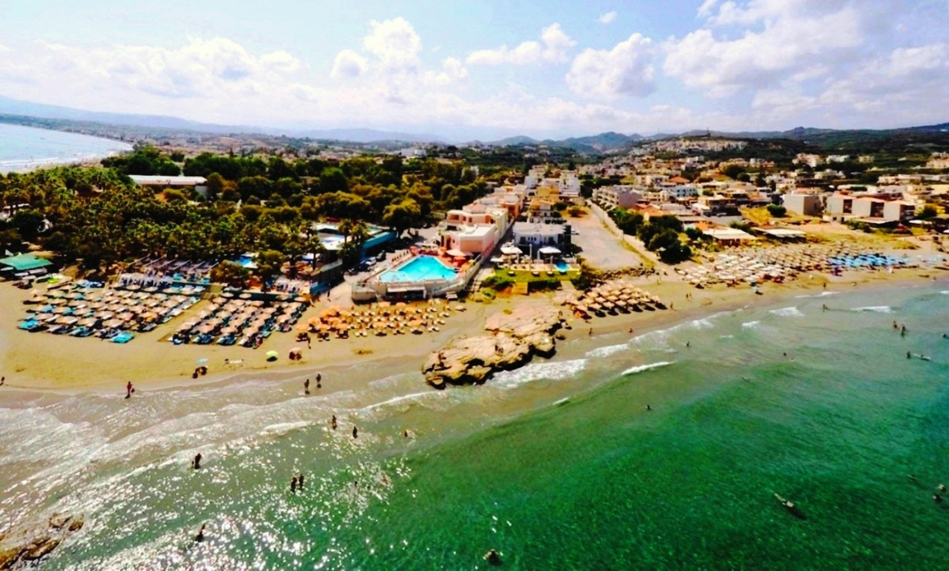 Chrispy Beach Resort, Agia Marina Exterior foto
