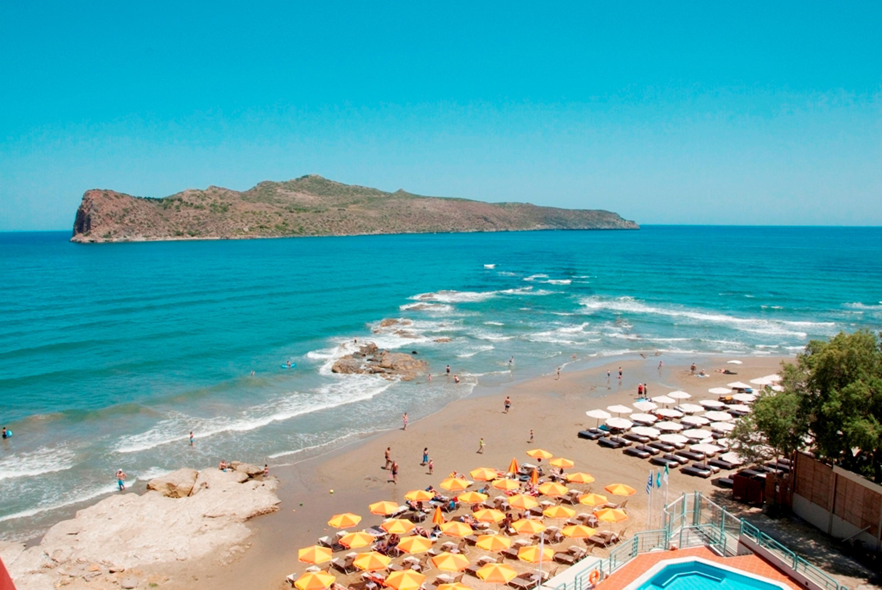 Chrispy Beach Resort, Agia Marina Exterior foto