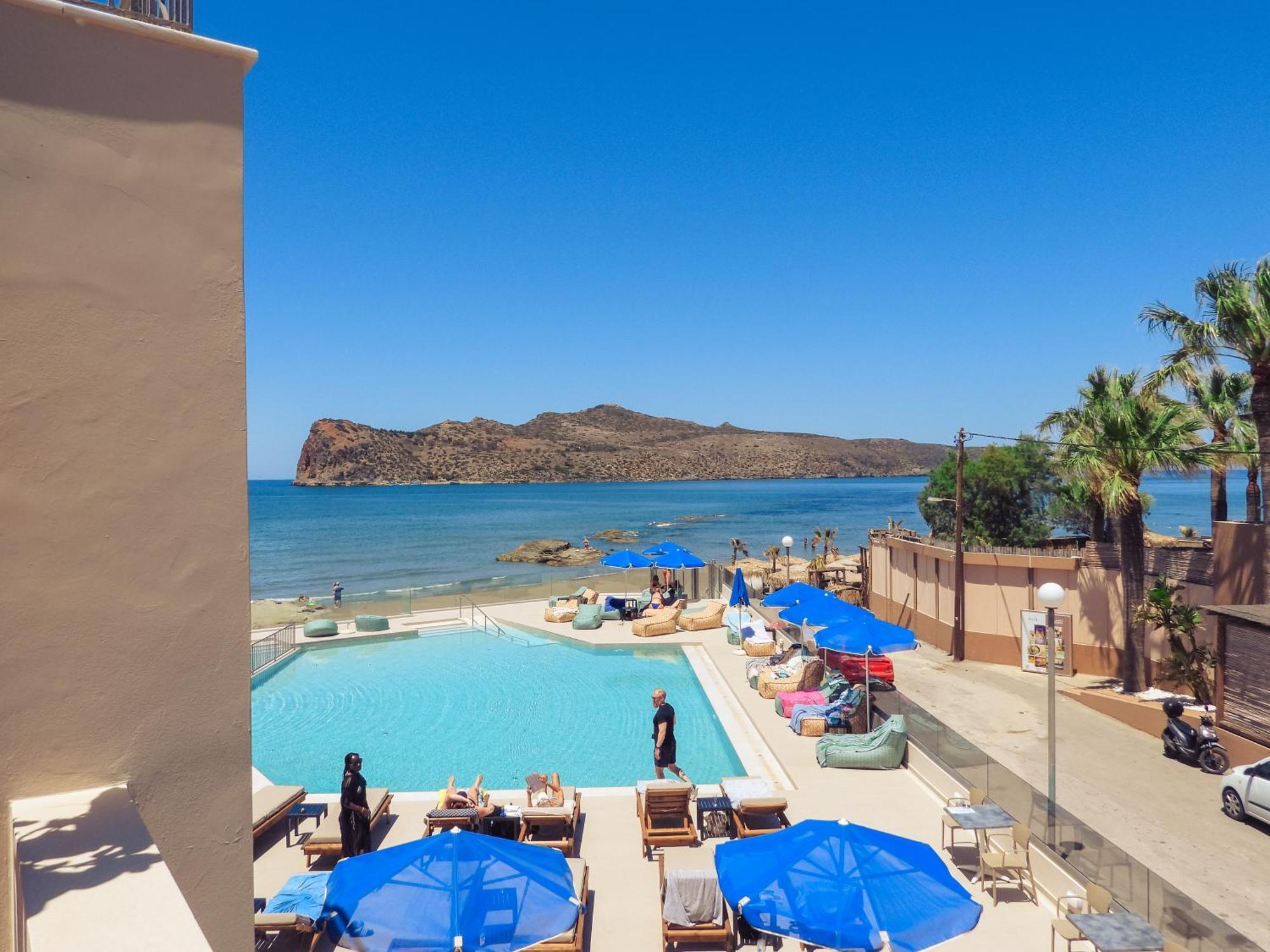 Chrispy Beach Resort, Agia Marina Exterior foto