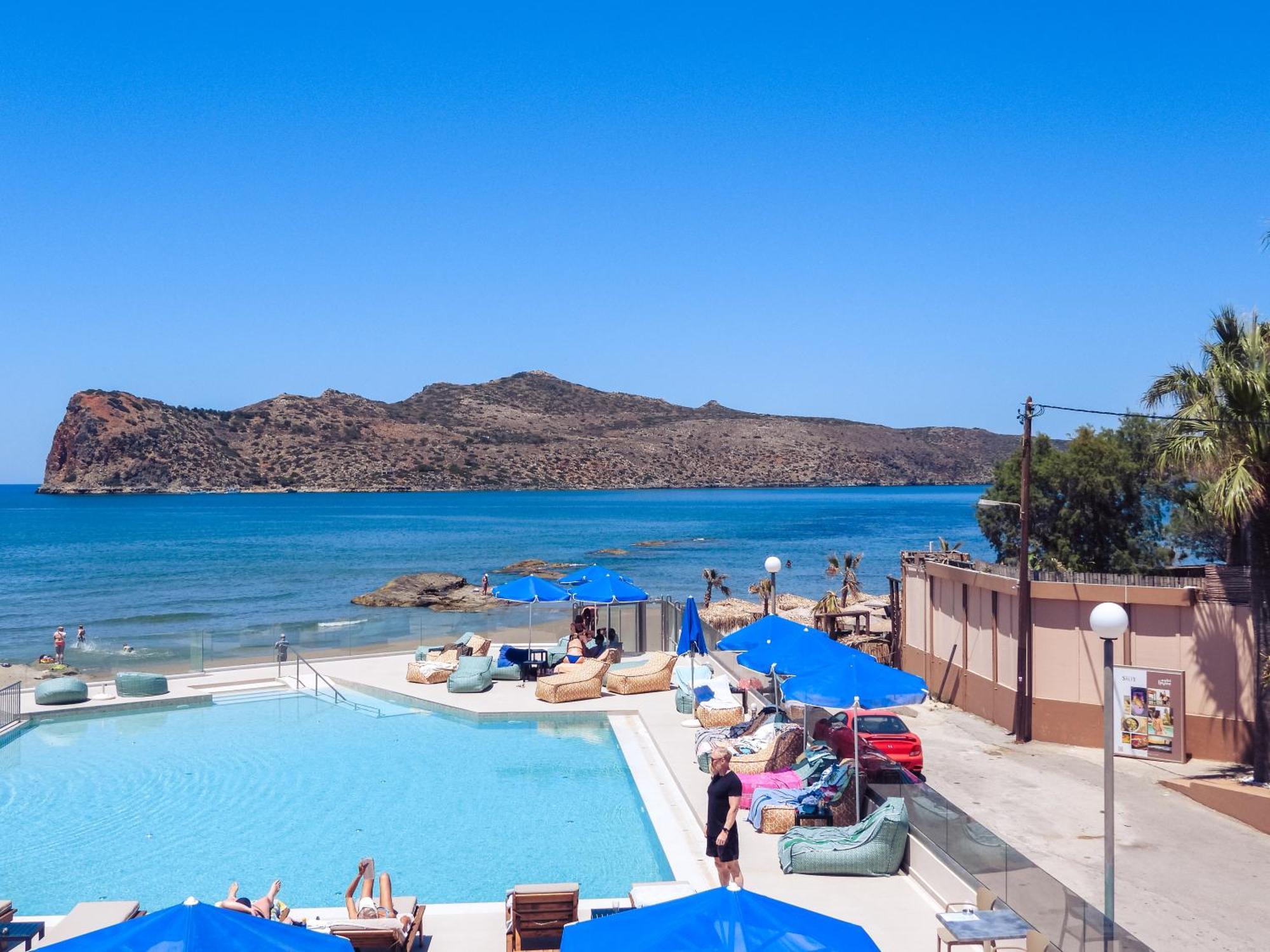 Chrispy Beach Resort, Agia Marina Exterior foto
