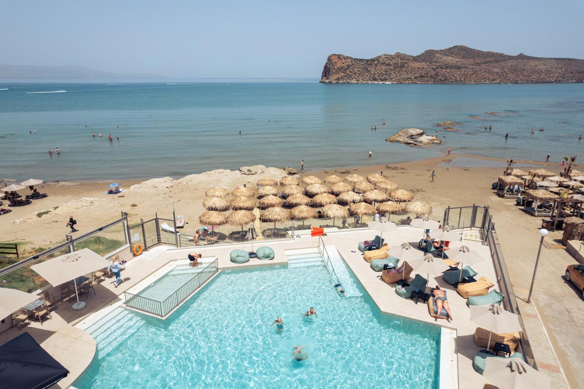 Chrispy Beach Resort, Agia Marina Exterior foto