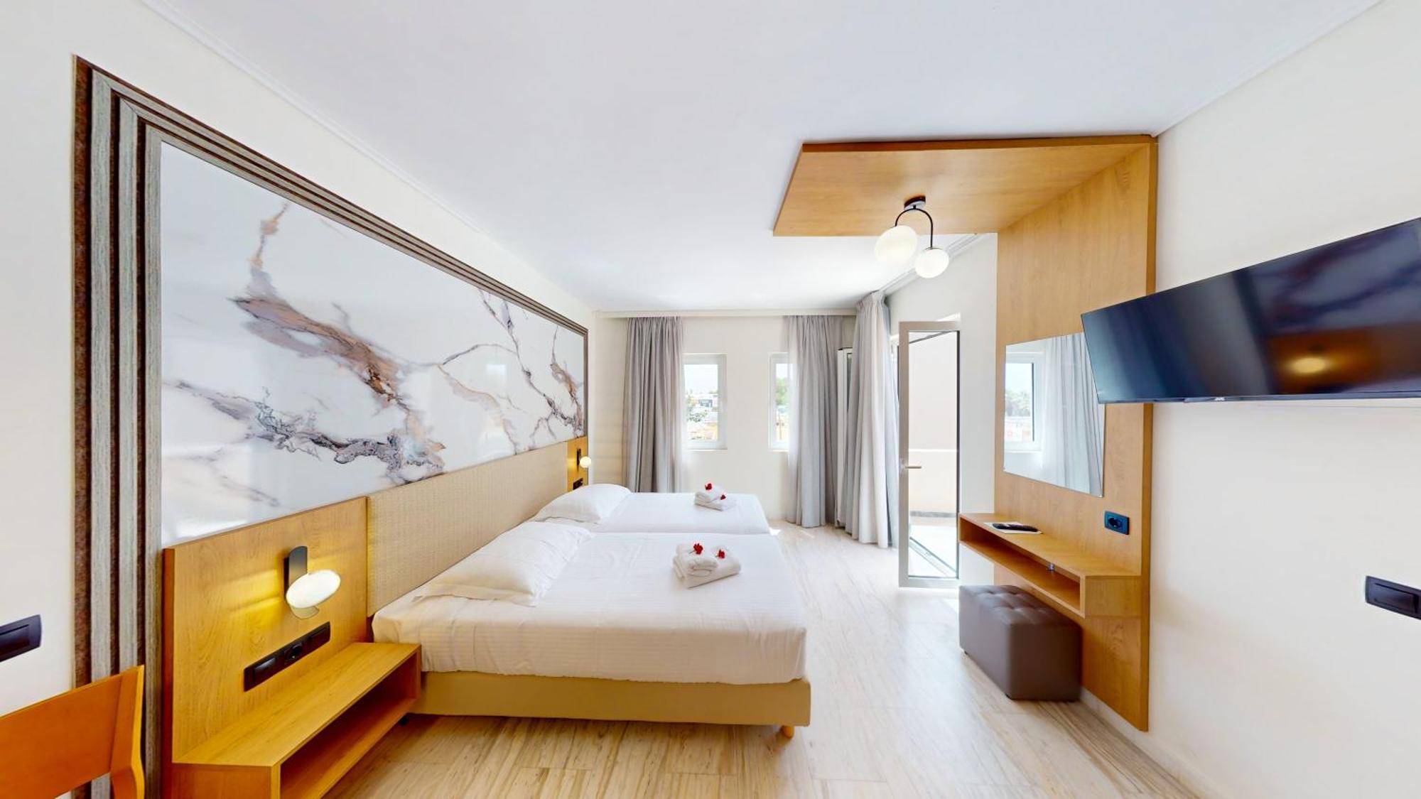 Chrispy Beach Resort, Agia Marina Zimmer foto