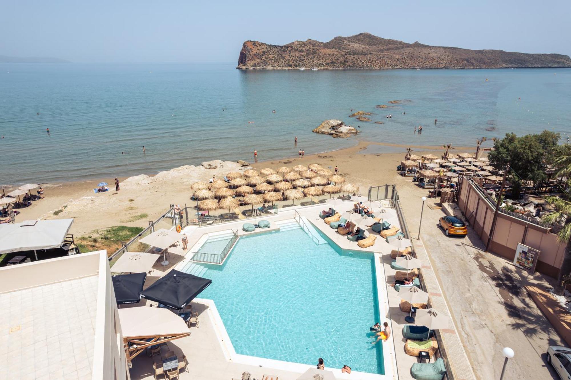 Chrispy Beach Resort, Agia Marina Exterior foto