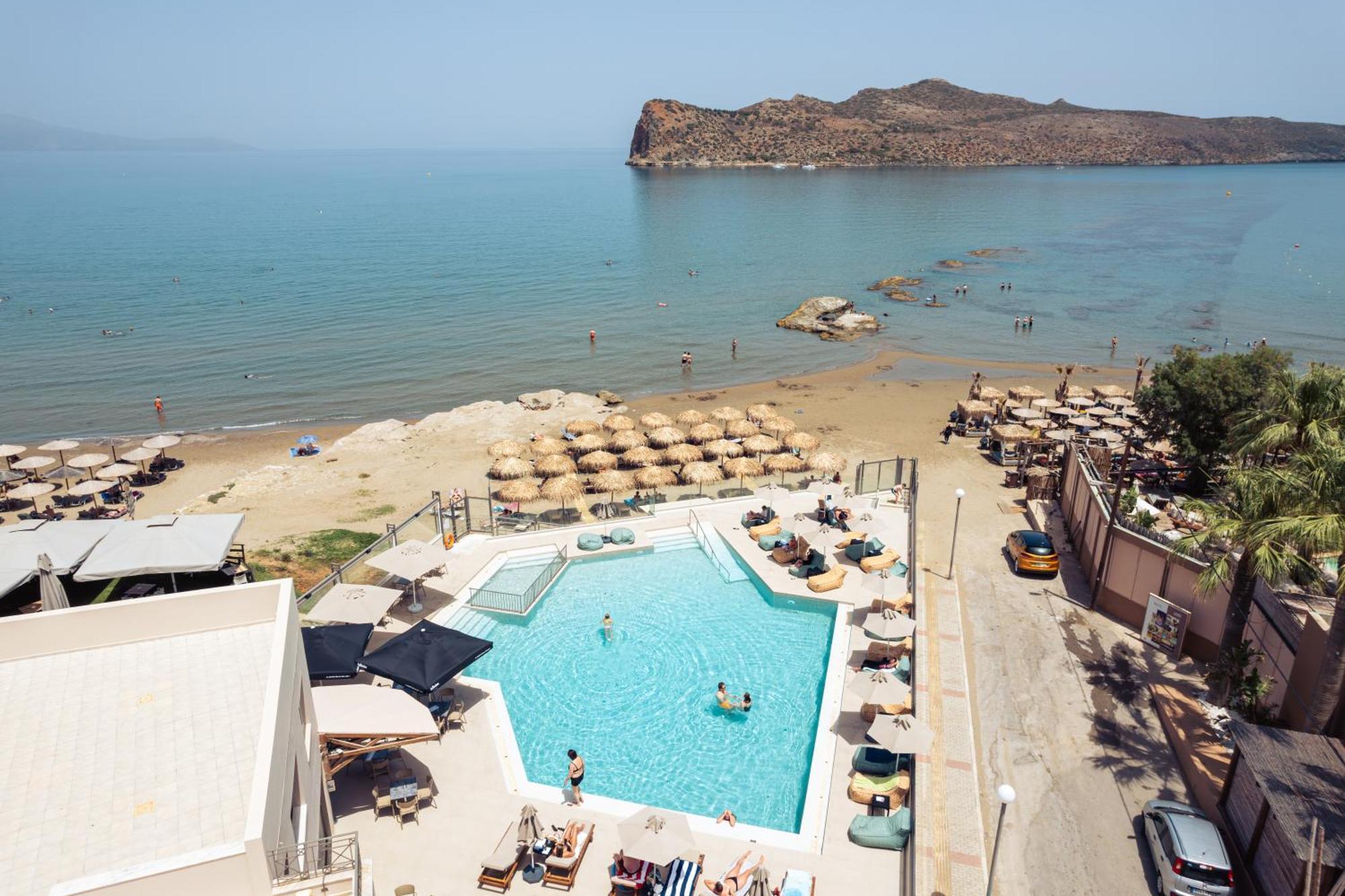 Chrispy Beach Resort, Agia Marina Exterior foto
